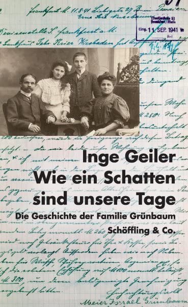 Wie ein Schatten sind unsere Tage Contemporary literature