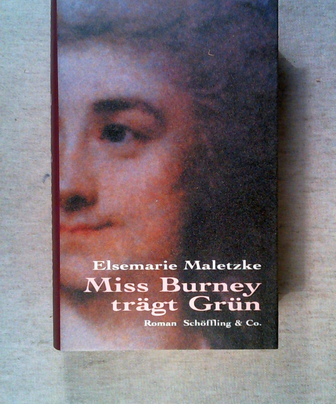 Miss Burney trägt Grün book