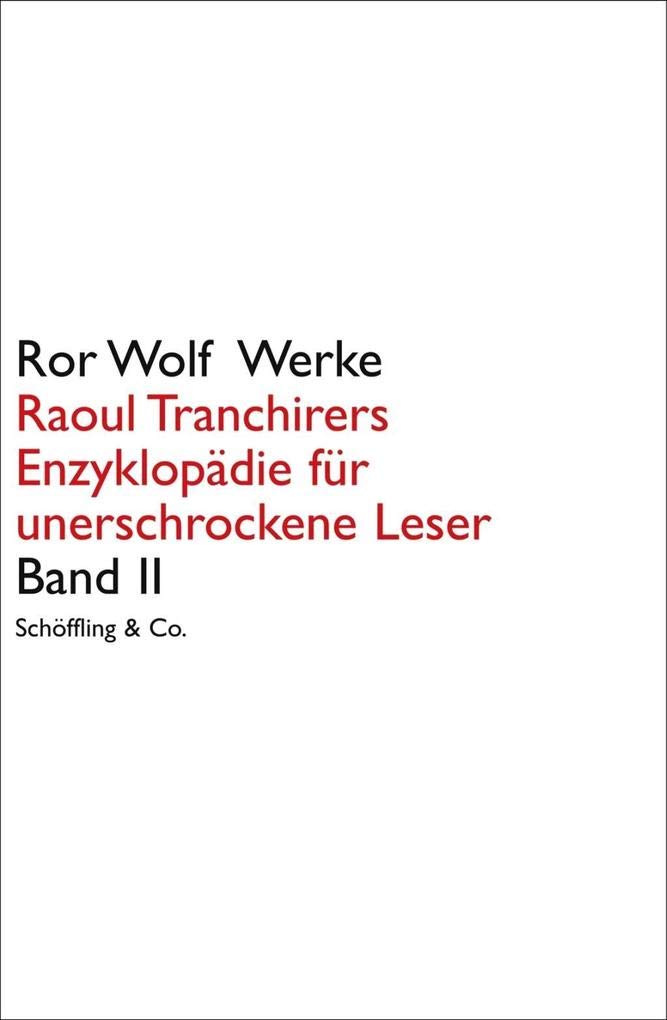 Raoul Tranchirers Enzyklopädie für unerschrockene Leser book