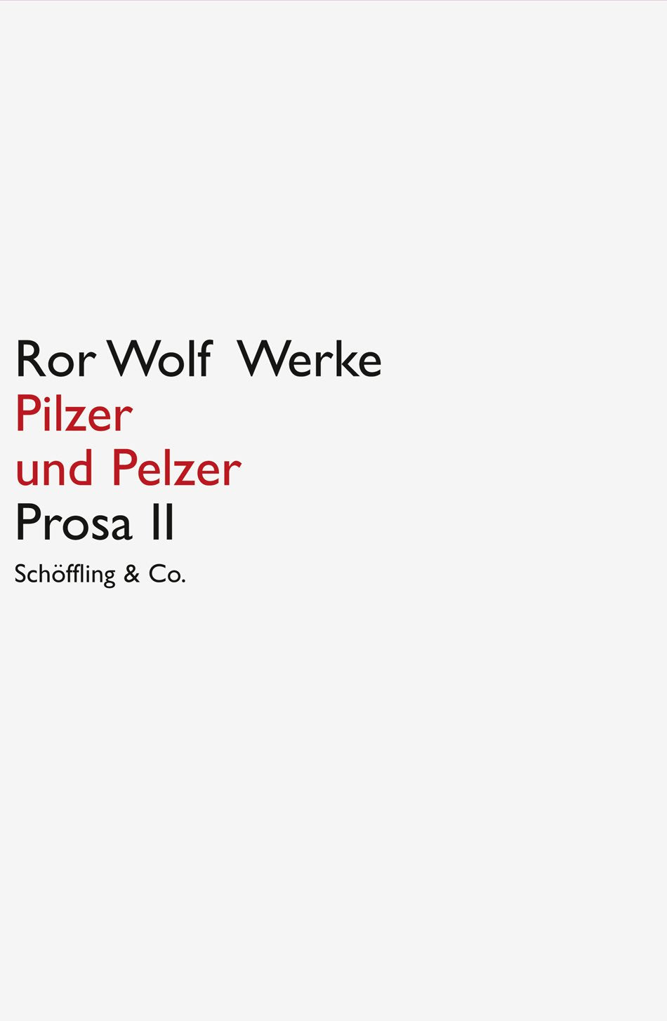 Pilzer und Pelzer Contemporary literature Books