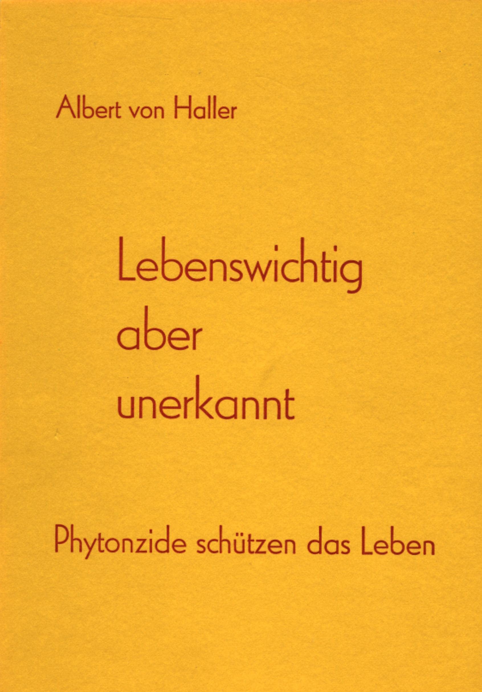 Lebenswichtig aber unerkannt Natural Sciences