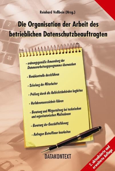 Die Organisation der Arbeit des betrieblichen Datenschutzbeauftragten Law