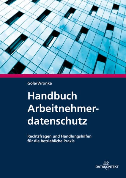 Product Image: Handbuch Arbeitnehmerdatenschutz