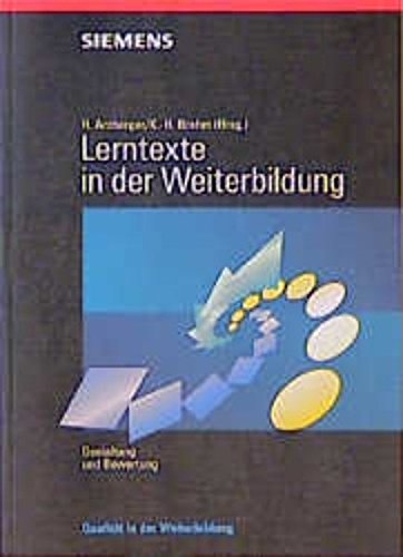 Lerntexte in der Weiterbildung: Gestaltung und Bewertung (Qualität in der Weiterbildung) Business, Finance & Career