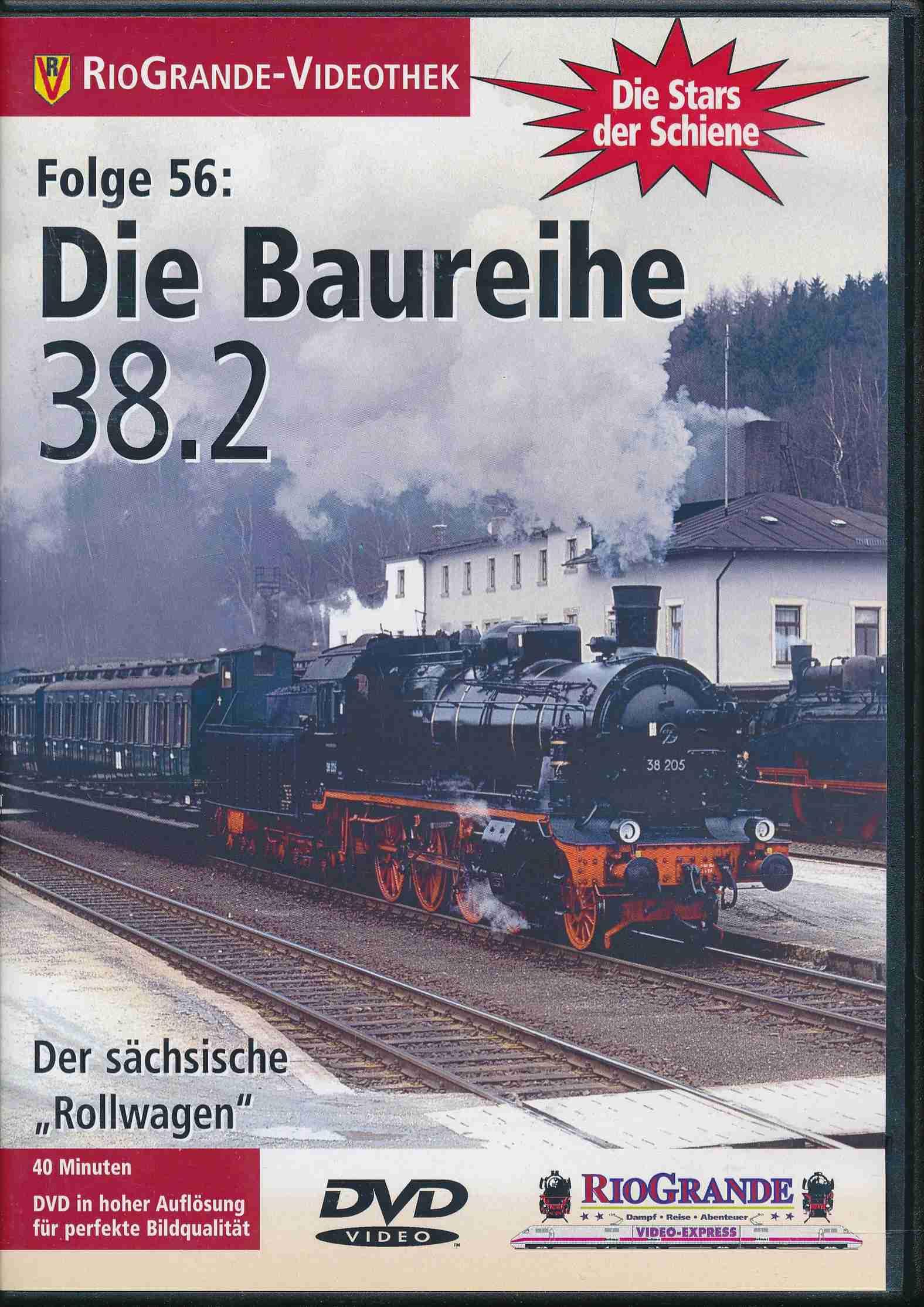 Die Stars der Schiene, Folge 56: Die Baureihe 38.2 dvd