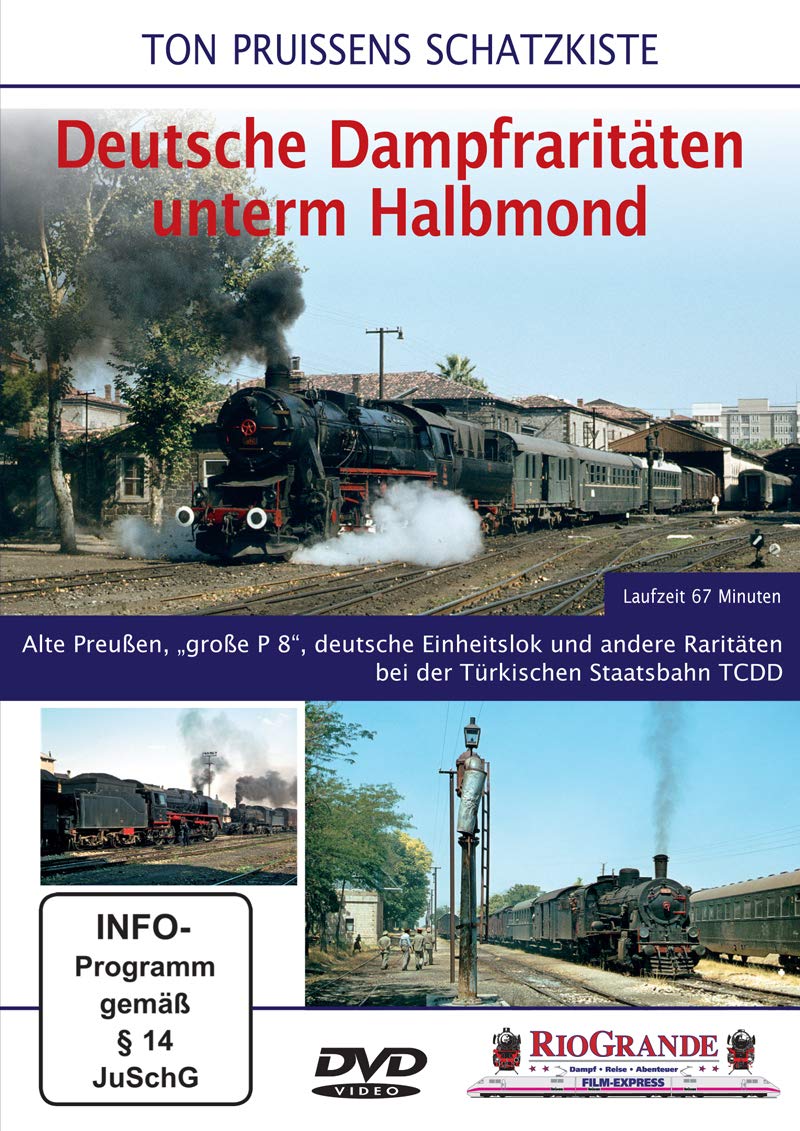 Deutsche Dampfraritäten unterm Halbmond - Alte Preußen, große P 8 , deutsche Einheitslok und andere Raritäten bei der Türkischen Staatsbahn TCDD Movies