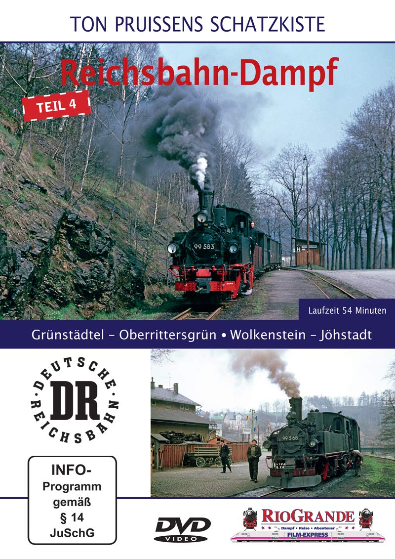 Reichsbahn-Dampf - Teil 4 Grünstädtel - Oberrittersgrün - Wolkenstein Jöhstadt Movies