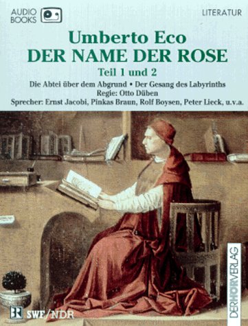 Der Name der Rose, Cassetten, Tl.1/2, Die Abtei über dem Abgrund: Teil 1: Die Abtei über dem Abgrund. Teil 2: Der Gesang des Labyrinths Books