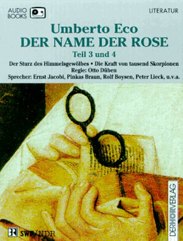 Der Name der Rose, Cassetten, Tl.3/4, Der Sturz des Himmelsgewölbes Books