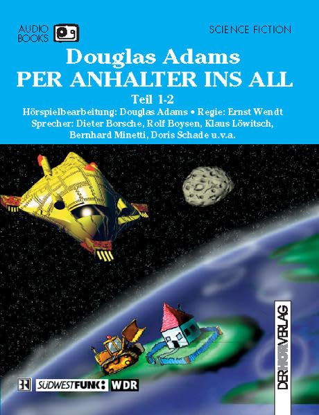 Per Anhalter ins All. Teil 1 - 6 (Buch 1 + 2). 6 CDs. Fantasy & Sci-Fi