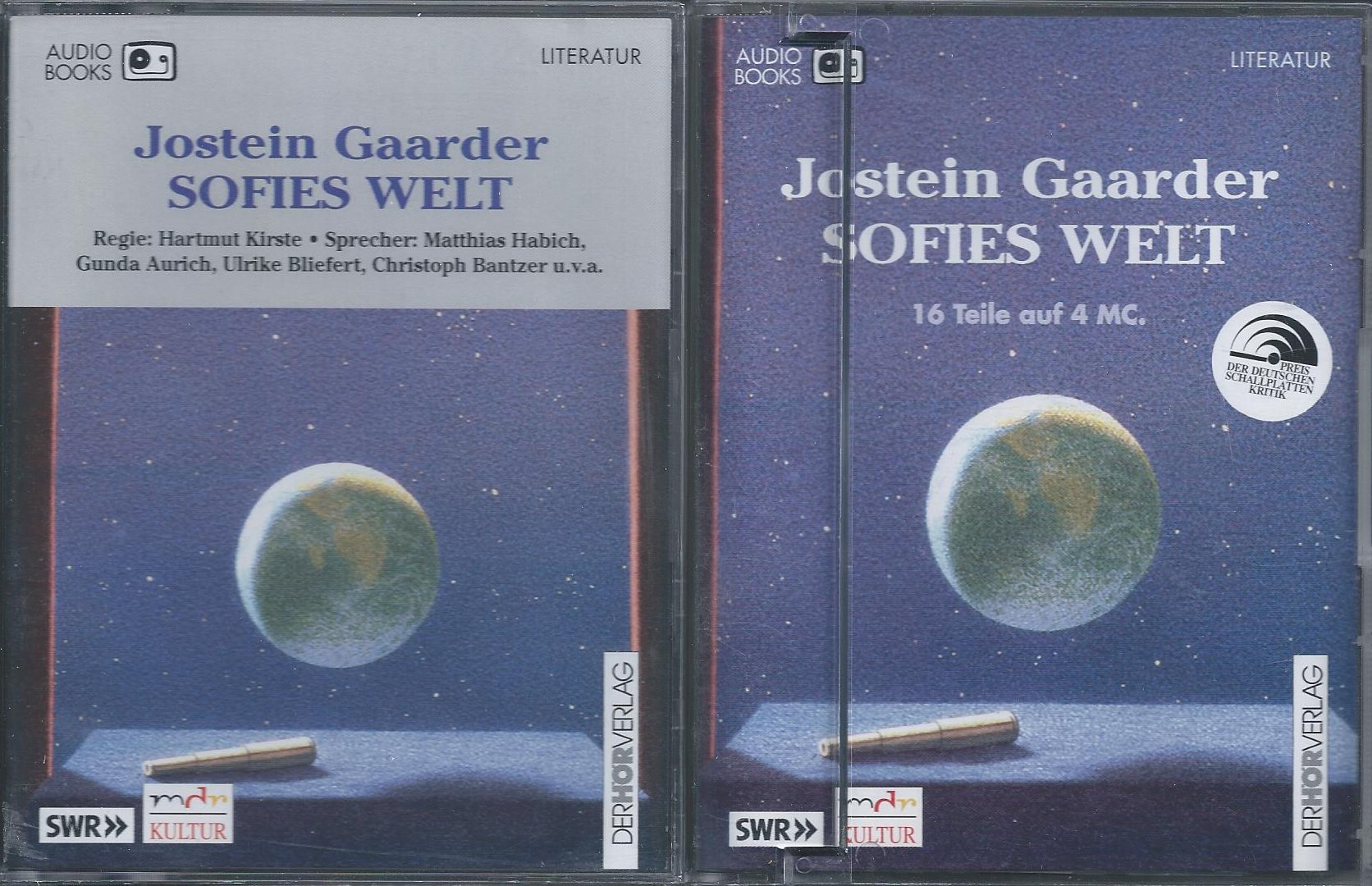 Sofies Welt. Audiobook. Sonderausgabe. 4 Cassetten Fiction