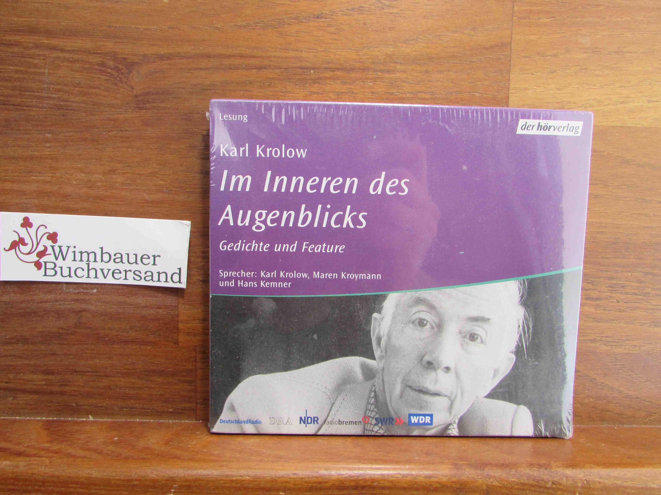 Im Inneren des Augenblicks: Gedichte. Lesung /Gespräche Fiction