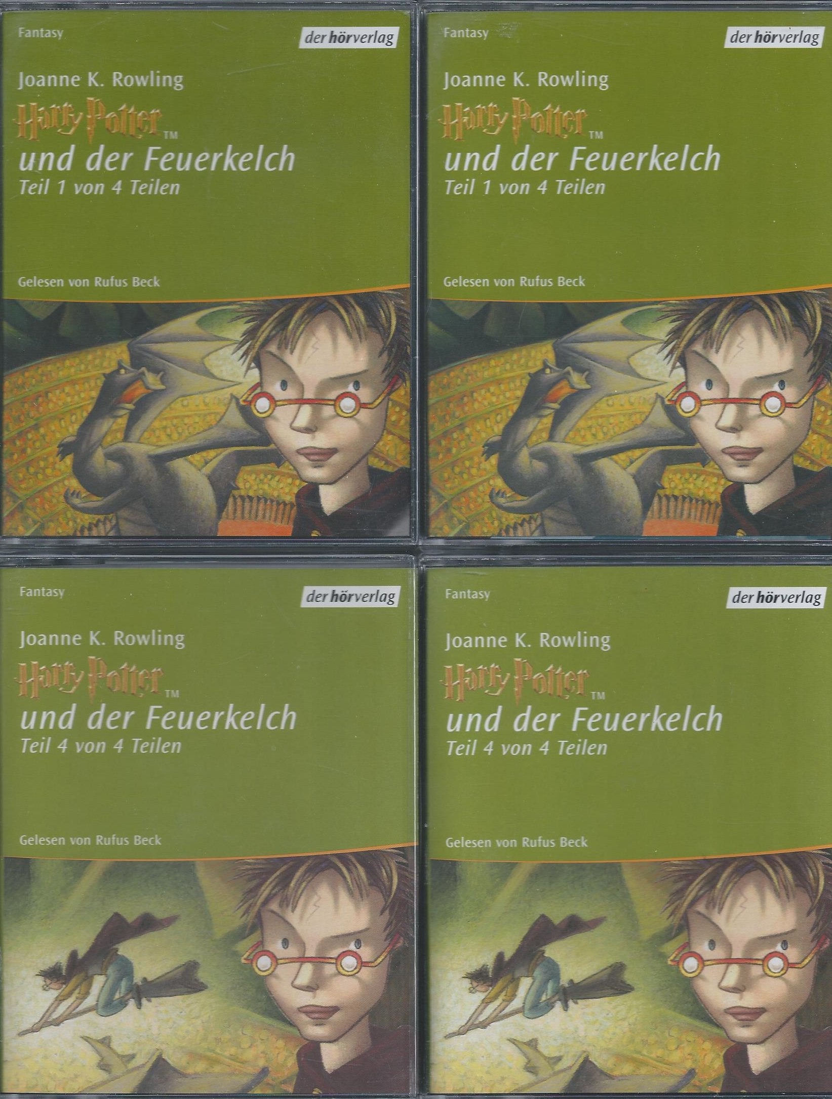 Harry Potter und der Feuerkelch (Bd. 4), Cassetten, Teil 1 Fantasy & Sci-Fi