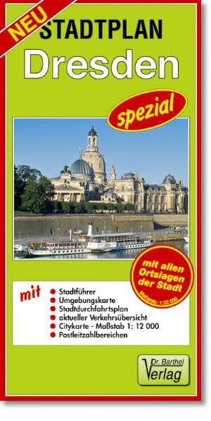 Doktor Barthel Stadtpläne spezial, Dresden: Maßstab 1:22500 Leisure, Home & Garden