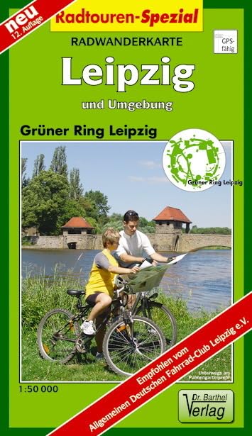 Radwanderkarte Leipzig und Umgebung Leisure, Home & Garden