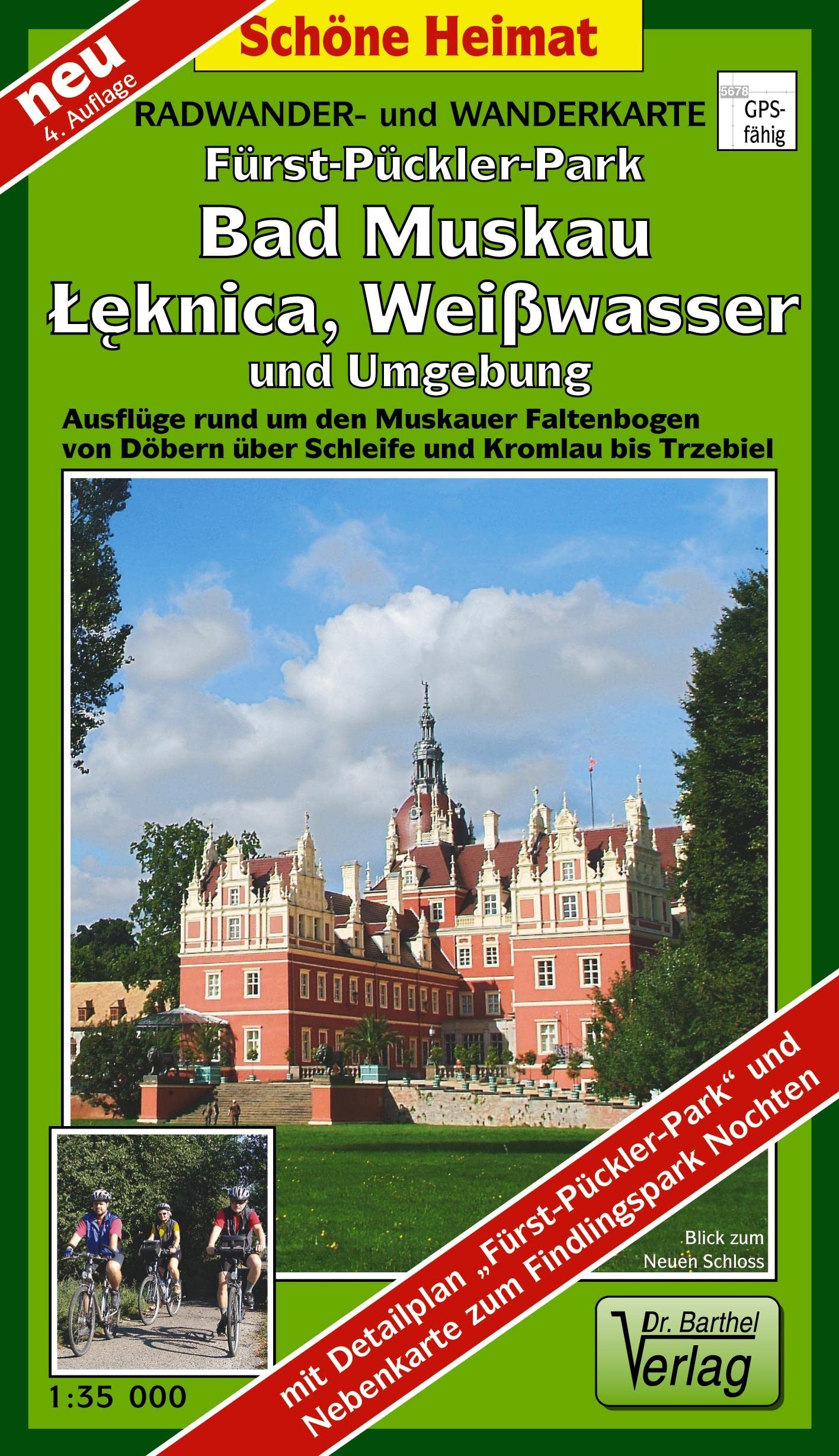 Fürst-Pückler-Park, Bad Mukau, Leknica, Weißwasser und Umgebung - Radwander- und Wanderkarte Leisure, Home & Garden