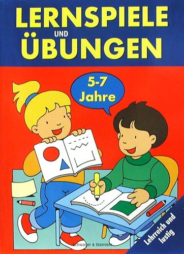Lernspiele und Übungen, 5-7 Jahren. Rotes Cover Politics & History