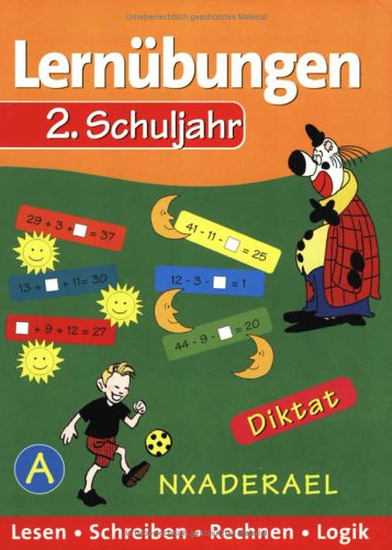 Lernübungen 2. Schuljahr: Lesen, Schreiben, Rechnen, Logik Study Guides