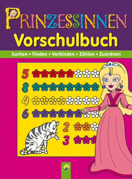 Vorschulbuch Prinzessinnen: Suchen, Finden, Verbinden, Zählen, Zuordnen Non-fiction books for kids