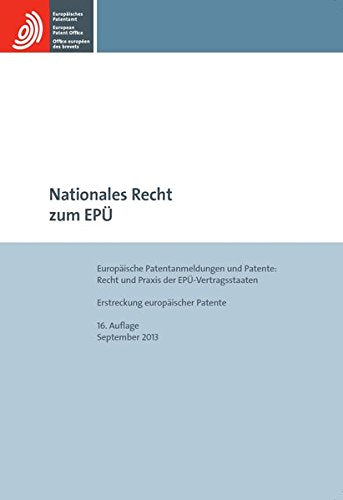 Nationales Recht zum EPÜ Law