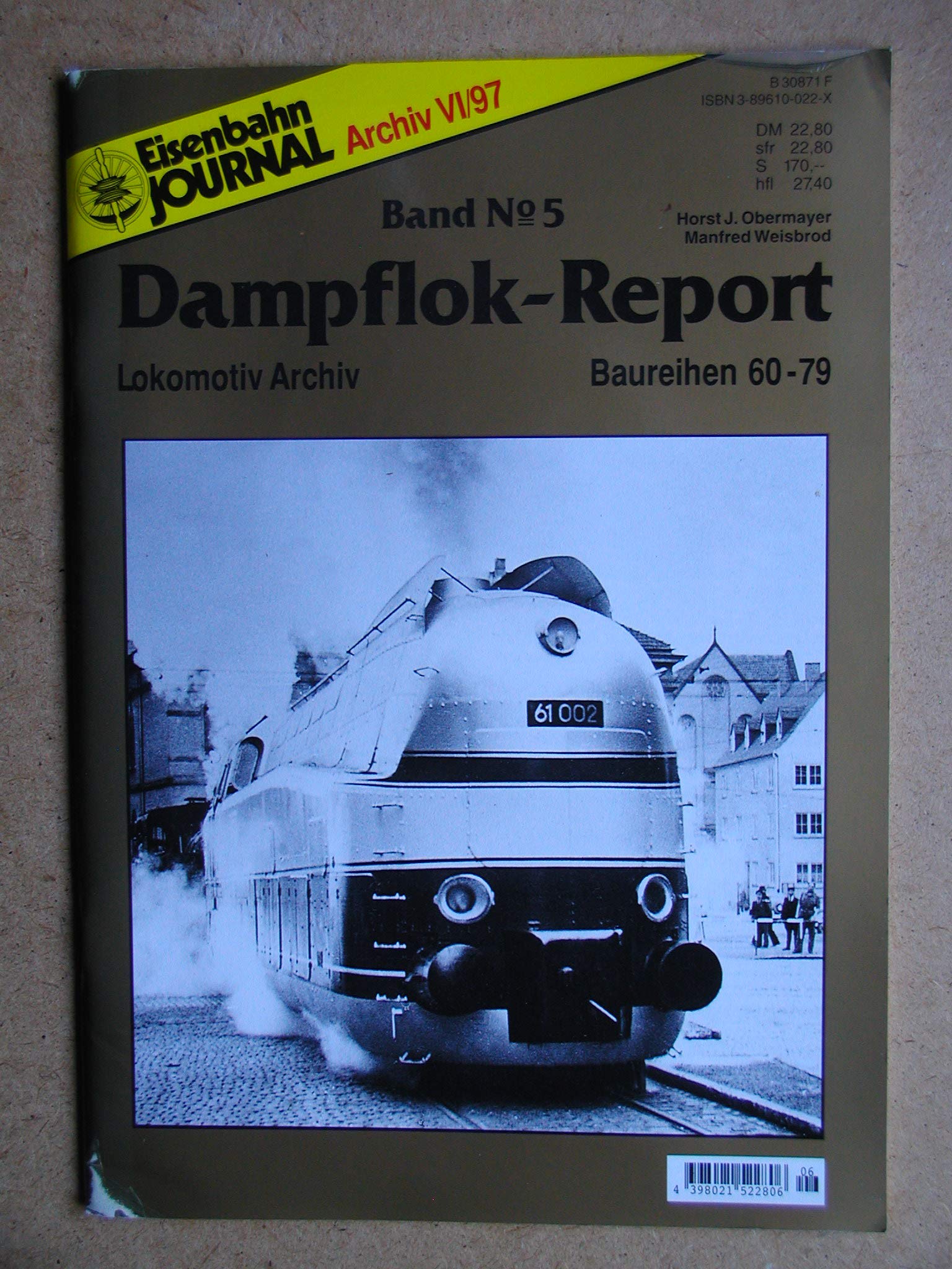 Dampflok-Report, Bd. Nr.5: Baureihen 60-79 Books