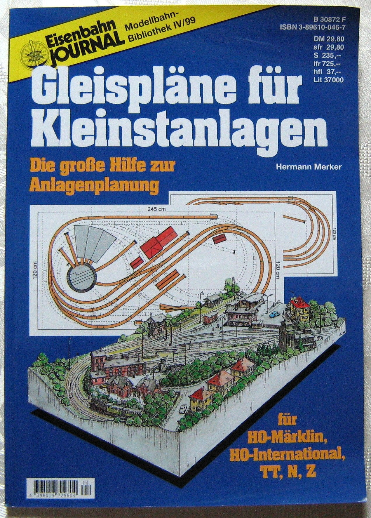 Anlagenplanung / Gleispläne für Kleinstanlagen: Die grosse Hilfe zur Anlagenplanung (Modellbahn Bibliothek. Anlagenplanung / Blaue Reihe) Books