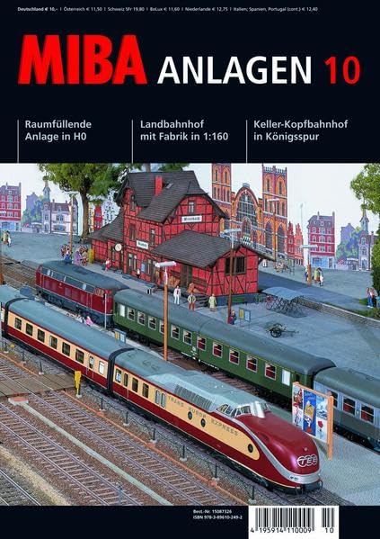MIBA Anlagen 10: Raumfüllende Anlage in H0, Landbahnhof mit Fabrik in 1:160, Keller-Kopfbahnhof in Königsspur Leisure, Home & Garden