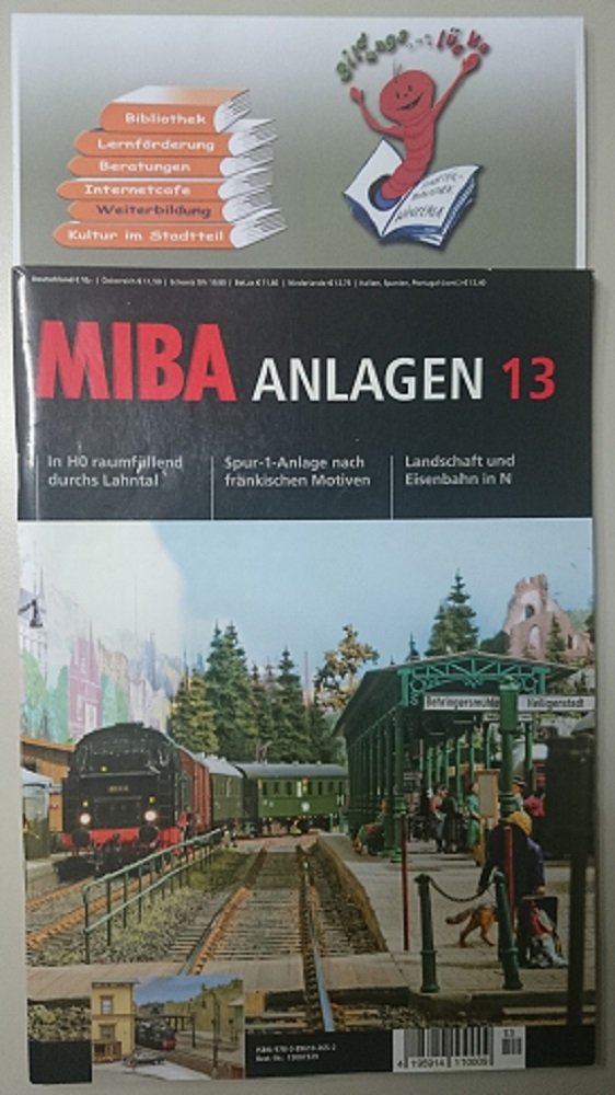 MIBA Anlagen 13: Kompakter Keilbahnhof in H0, in H0 raumfüllend durchs Lahntal, Spur-1-Anlage nach fränkischen Motiven, Landschaft und Eisenbahn in N Leisure, Home & Garden