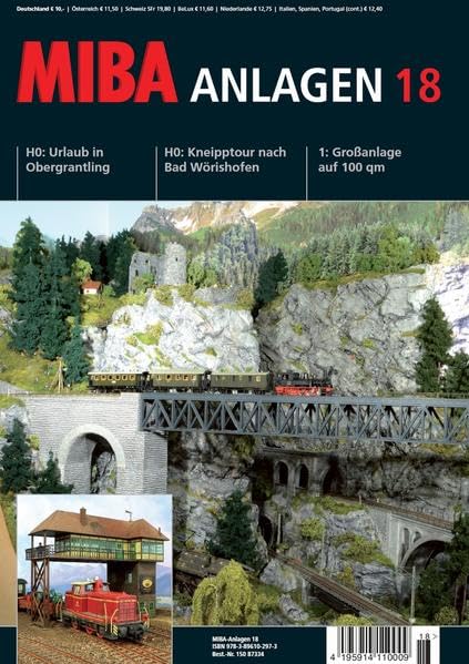 MIBA Anlagen 18 - Hochgebirge im tiefen Keller Kneipptour nach Bad Wörishofen Großanlage in Spur 1 Leisure, Home & Garden