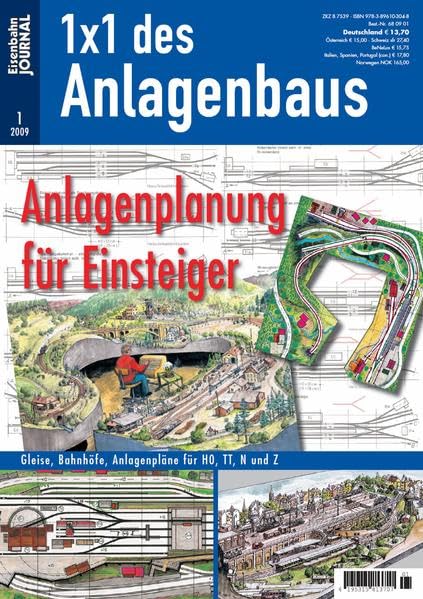 Anlagenplanung für Einsteiger - Eisenbahn Journal 1 x 1 des Anlagenbaus 1-2009: Gleise, Bahnhöfe, Anlagenpläne für H0, TT, N, und Z Eisenbahn-Journal 1x1 des Anlagenbaus 1/2009 Leisure, Home & Garden