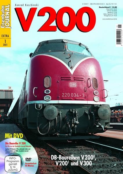 V 200 - mit Video-DVD - DB-Baureihen V200.0, V200.1 und V300 - Eisenbahn Journal Extra-Ausgabe 1-2011 Leisure, Home & Garden