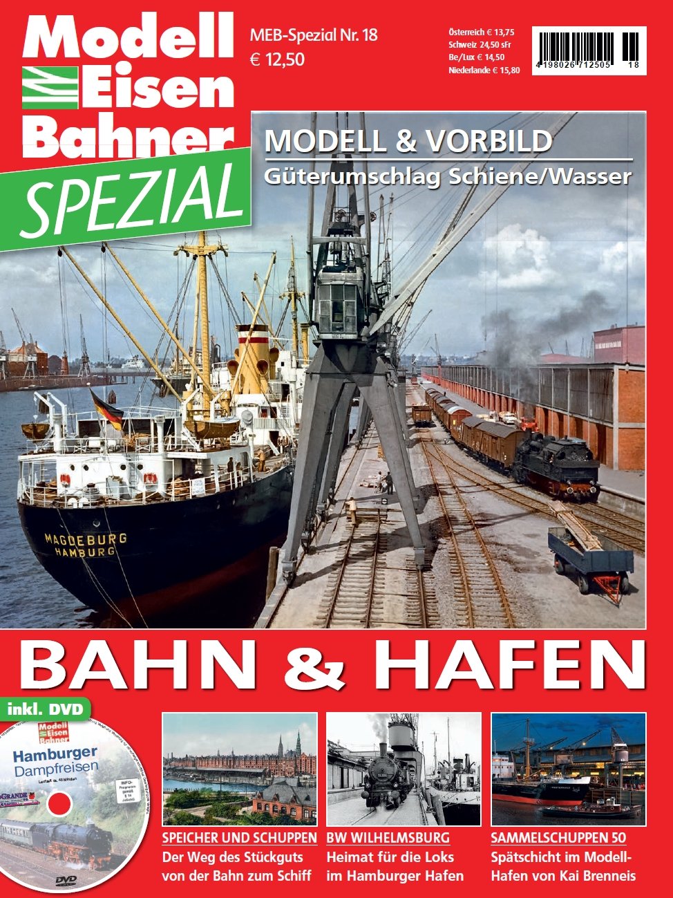 Bahn & Hafen - MEB ModellEisenBahner Spezial 18-2014 mit DVD Books