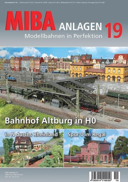 MIBA Anlagen 19 - Bahnhof Altburg in H0, In N durchs Rheinland, Spur 0 im Regal: Modellbahnen in Perfektion Leisure, Home & Garden
