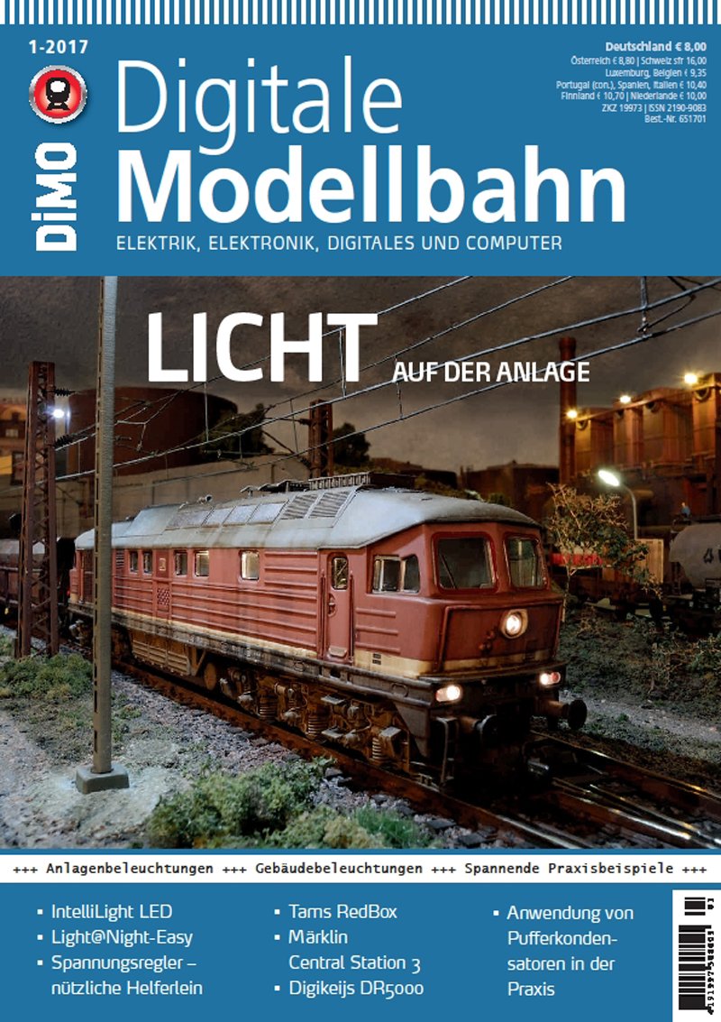 Digitale Modellbahn - Licht auf der Anlage - Elektrik, Elektronik, Digitales und Computer - MIBA, Eisenbahn Journal, ModellEisenBahner 1-2017 Books