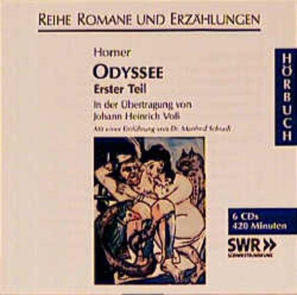 Homer: Odyssee / Hörbuch. Eine Aufnahme des SWR: Odyssee, je 6 Audio-CDs, Tl.1 Books