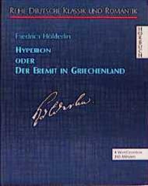 Product Image: Hyperion oder Der Eremit in Griechenland (Deutsche Klassik und Romantik - Hörbuch)