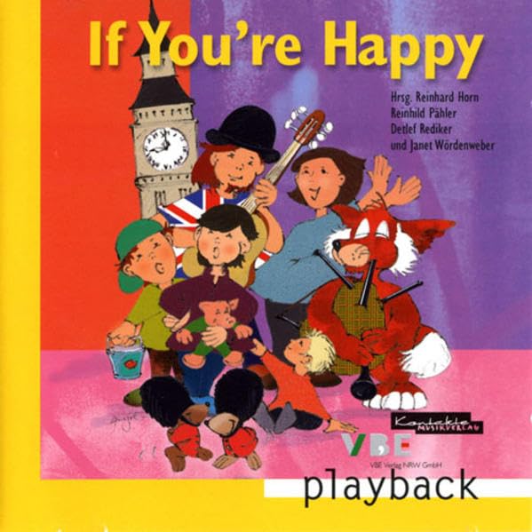 If you're happy: Songs, Rhymes and Games - Playback-CD Sheet Music