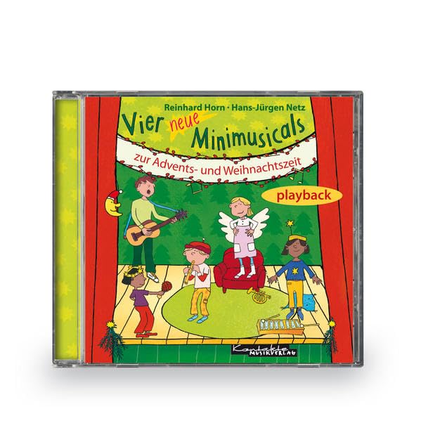 Vier neue Minimusicals zur Advents- und Weihnachtszeit: Playback-CD Sheet Music