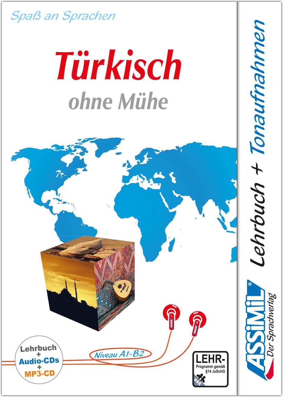 ASSiMiL Türkisch ohne Mühe - Audio-Sprachkurs Plus - Niveau A1-B2: Selbstlernkurs in deutscher Sprache, Lehrbuch + 4 Audio-CDs + 1 MP3-CD: Audio-Plus-Sprachkurs für Deutschsprechende (Senza sforzo) Foreign Languages ​​& Dictionaries