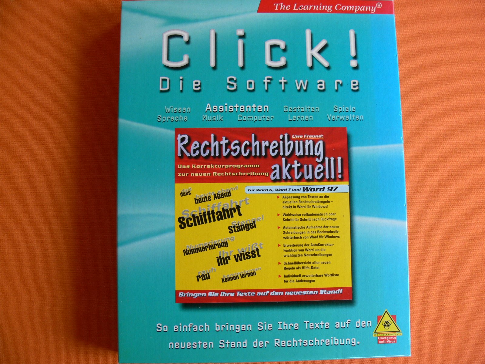 Rechtschreibung aktuell. CD- ROM für MS- DOS 3.3/ Windows 3.1x/95/98/ NT, Word 6/7/97 Music