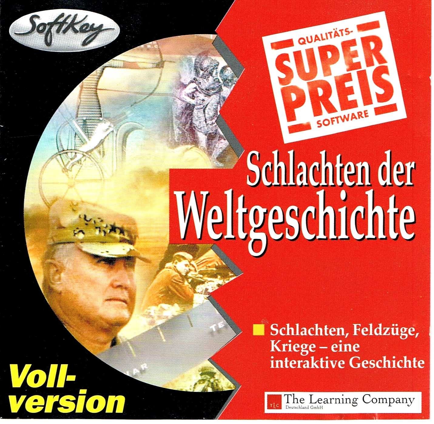 Superpreis Schlachten der Weltgeschichte. CD- ROM für Windows 3.x/95/ MacOS ab 7.1. Schlachten, Feldzüge, Kriege. Eine interaktive Geschichte Music