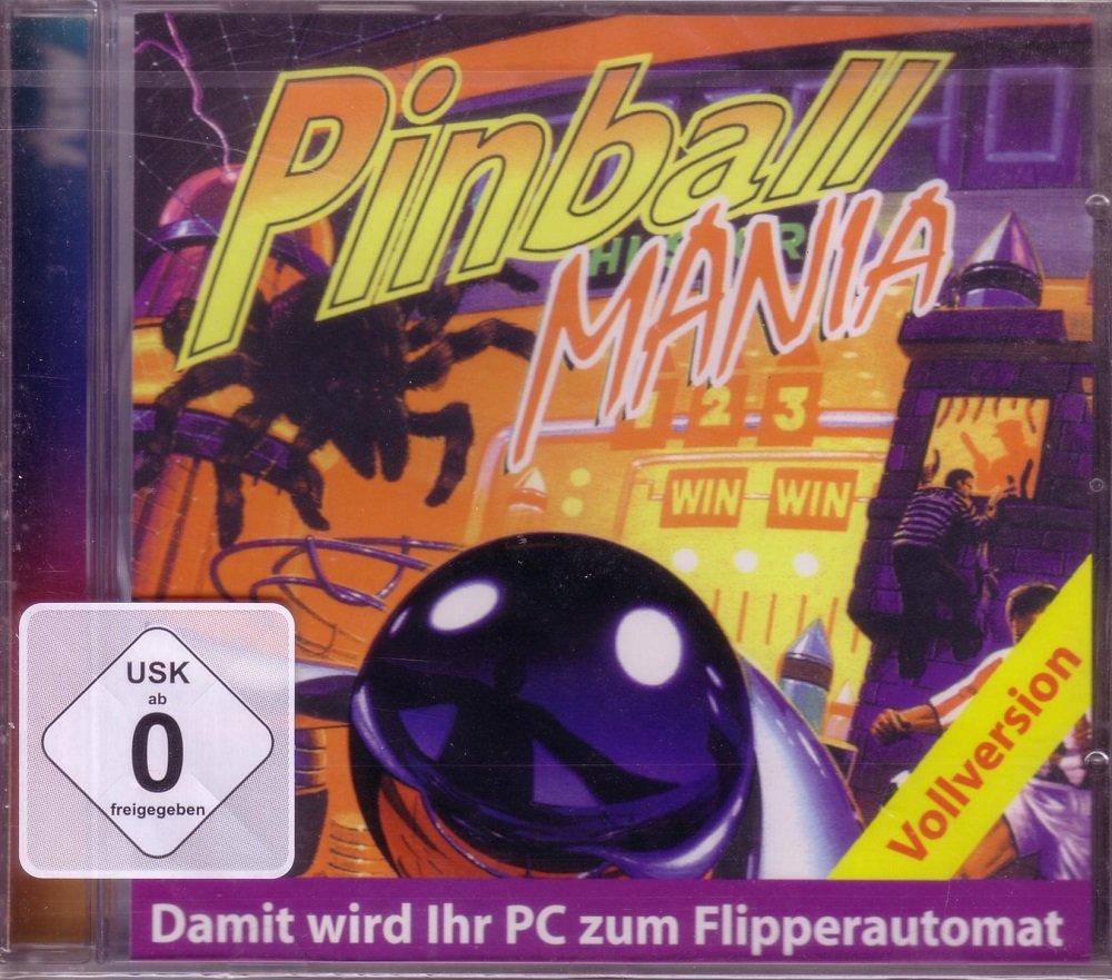 Pinball Mania. CD- ROM für Windows 3.1x. Vollversion. Damit wird Ihr PC zum Flipperautomat Books
