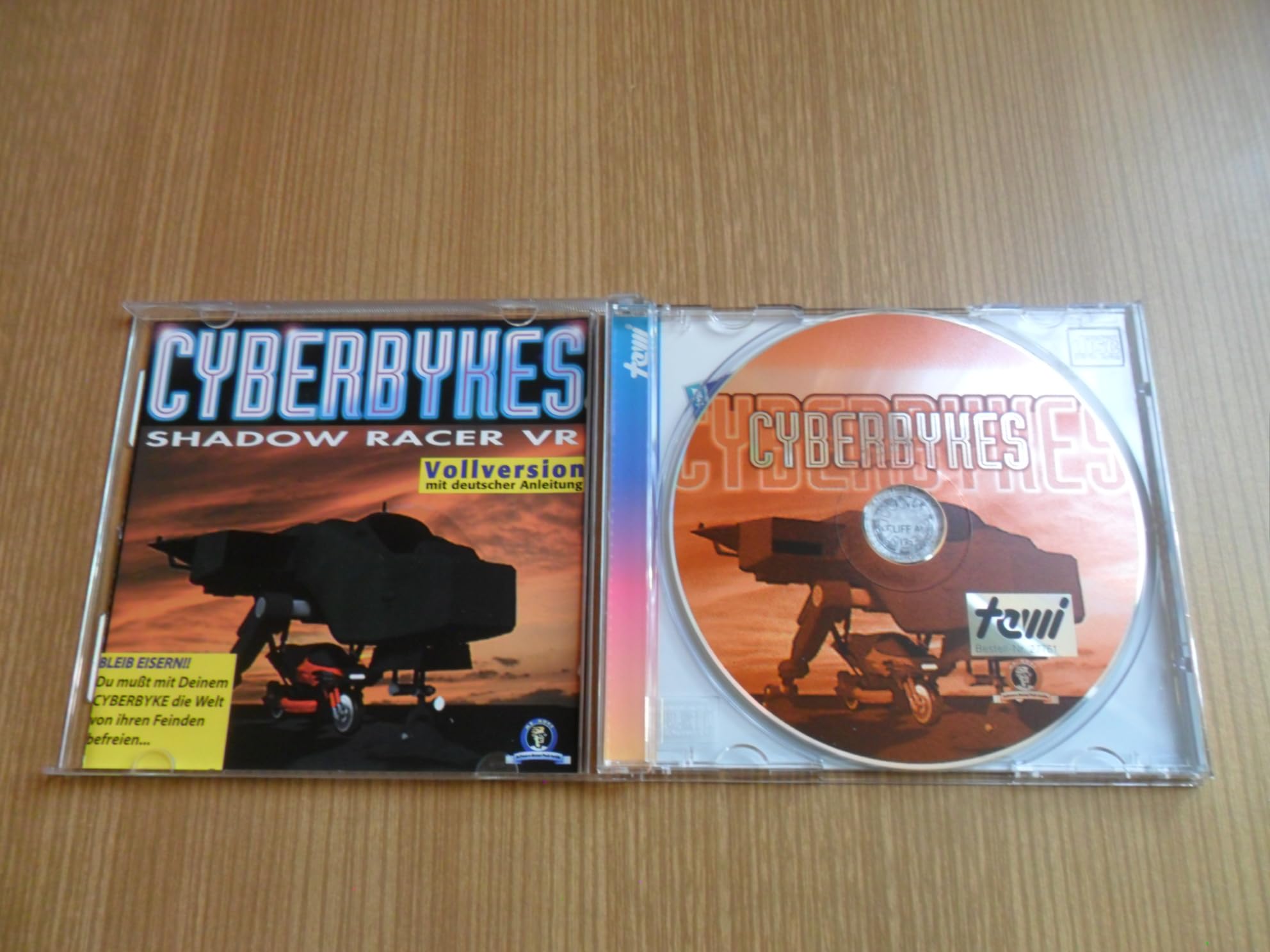 Cyberbykes. CD- ROM für DOS ab 5.0. Englische Version. Shadow Racer VR PC