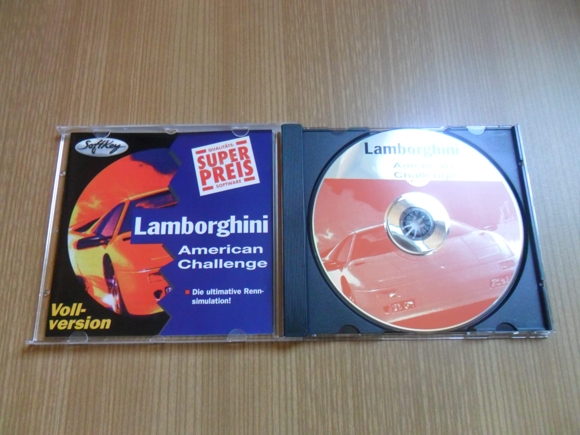 Lamborghini. CD- ROM für DOS ab 3.1. Englische Version. American Challenge. Die ultimative Rennsimulation PC