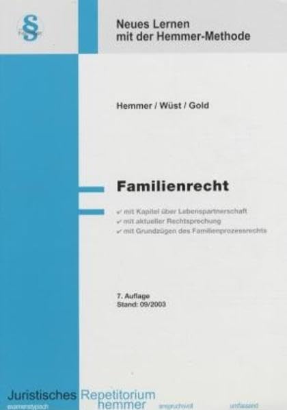 Familienrecht (Skripten - Zivilrecht) Law