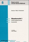 Staatsrecht I (Skripten - Öffentliches Recht) Law