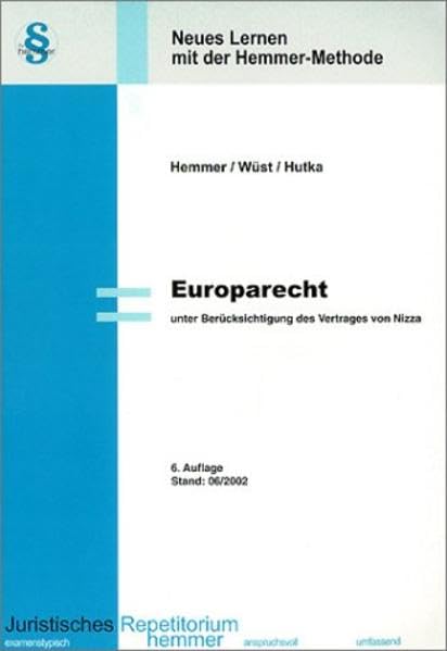 Europarecht (Skripten - Öffentliches Recht) Law