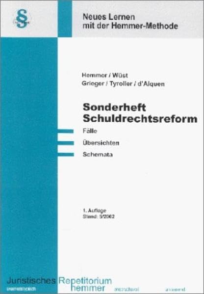 Sonderheft Schuldrechtsreform (Skripten - Zivilrecht) Law