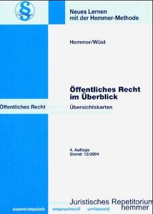 Öffentliches Recht im Überblick (Karteikarten - Öffentliches Recht) Law