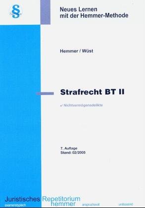 Strafrecht BT II (Karteikarten - Strafrecht) Law